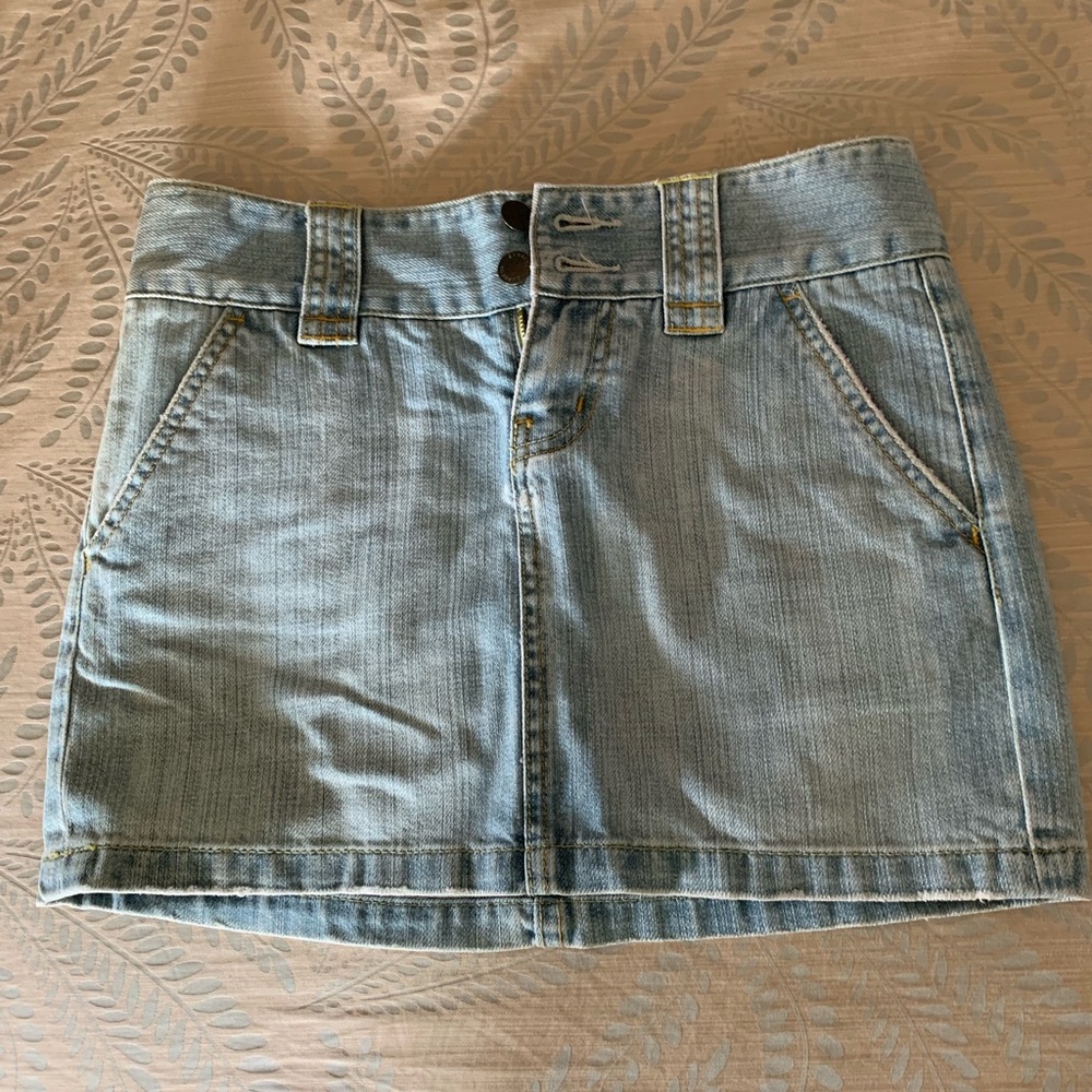 Express Denim Skirt